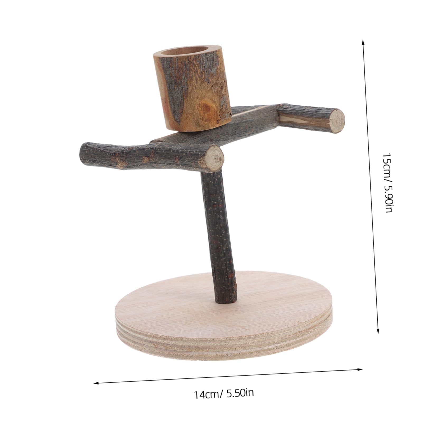 BESPORTBLE Portable Bird Training Rack Parrot Play Stand with Feeding Cup Parrot Toys for Parakeet Cage Accessories