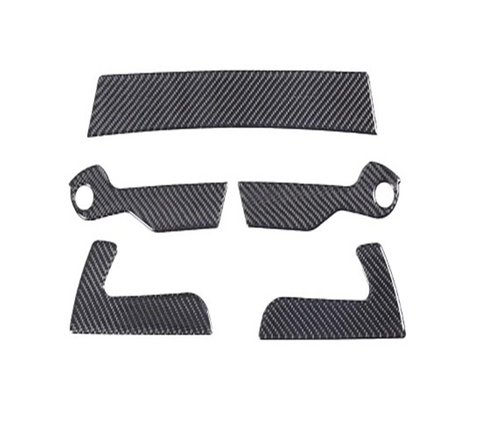 Oexrigru Gg Car Interior Moulding Trim For Chevrolet For Corvette C8 2020-2023 Carbon Fiber Dash Trim Gear Shift Console Cover Whole Interior Stickers Interior Accessories(Gg)