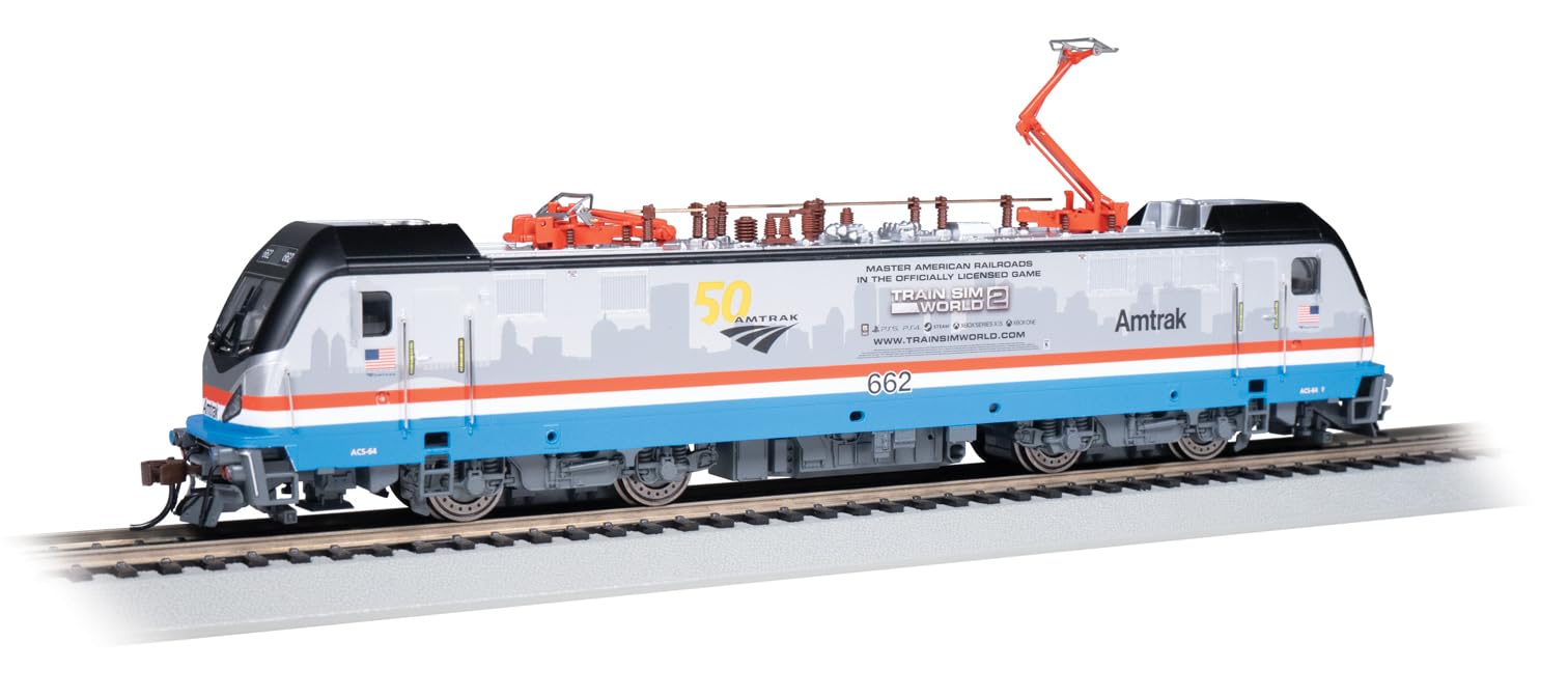 Bachmann Trenes - Locomotora equipada Siemens ACS-64 TCS WOWSOUND DCC Amtrak #662 (Fase III/Train SIM World 2) - Escala HO