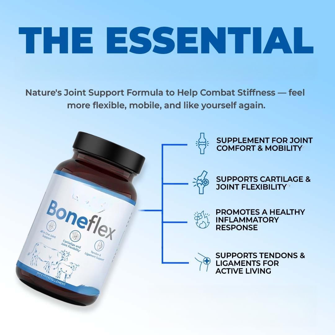 Glucosamine Chondroïtine, Curcuma Joint Support - Supplément articulaire pour hommes et femmes