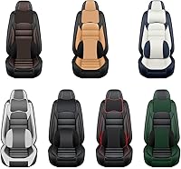 Vista 7 de Fundas de asiento de automóvil de lujo para Suzuki Grand Vitara 2000-2013, impermeables, suaves, transpirables, de piel sintética, con bolsillos