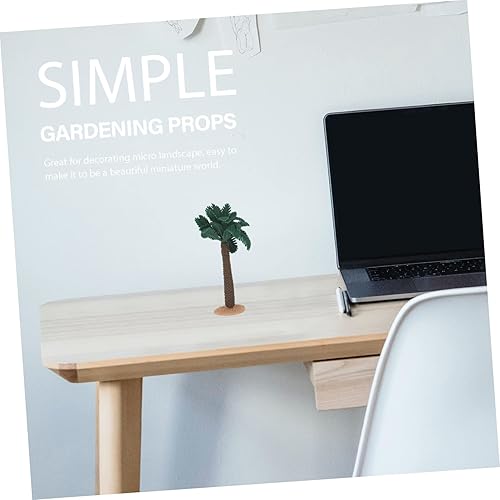 Miniatura 5 de NOLITOY 3 piezas de árbol de coco modelo Decoraciones para Salas De Casa palmeras miniatura mesa palmera decoración bosque paisajes paisajes