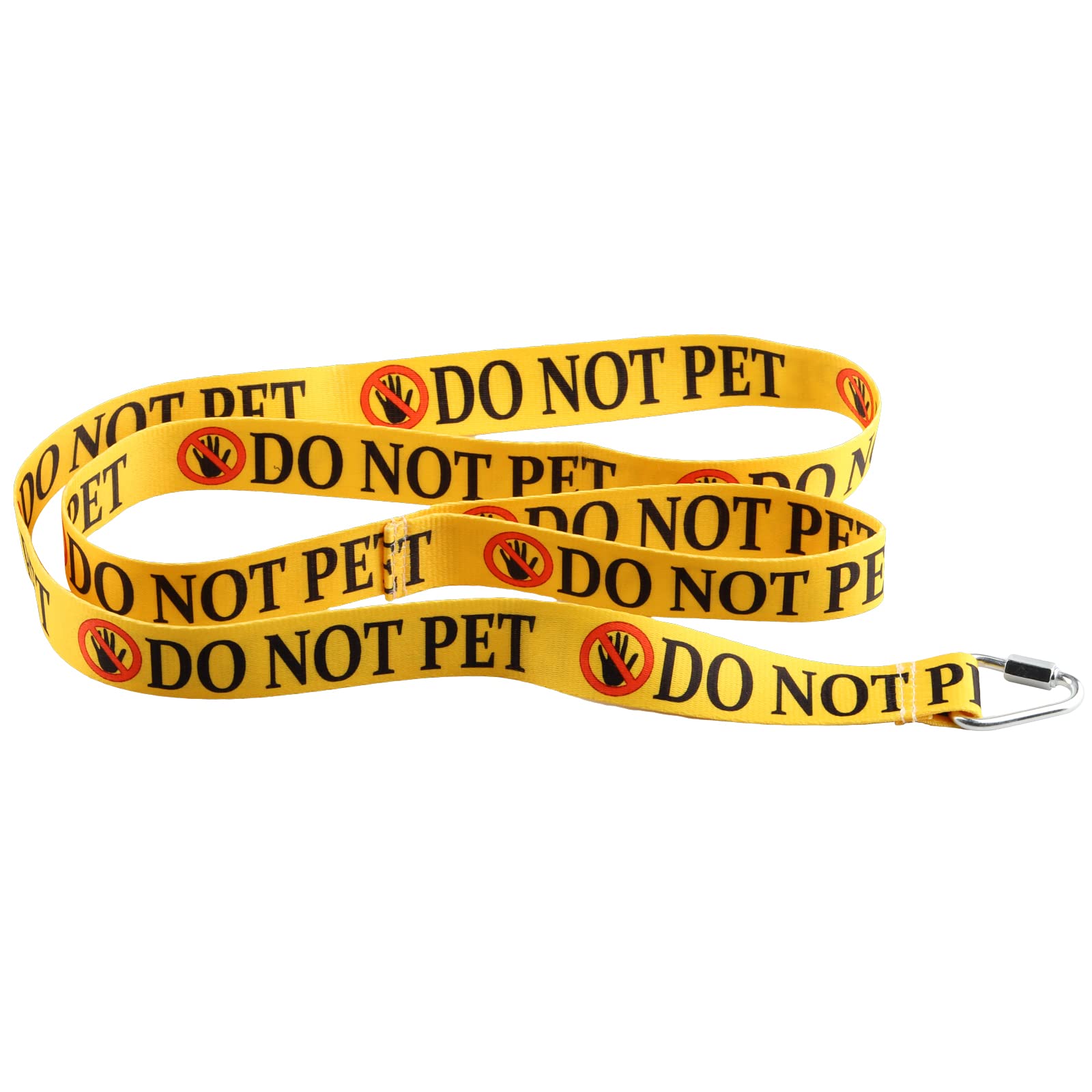 JXGZSO Correa para perro con texto en inglés "Do Not Pet/Not Dog Friendly/No Eye Contact Dog Lead Give Me Space" para perro de rescate (no correas para mascotas)