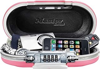 MasterLock 5900DPNK Pink Durable Water-Resistant Personal Portable Safe