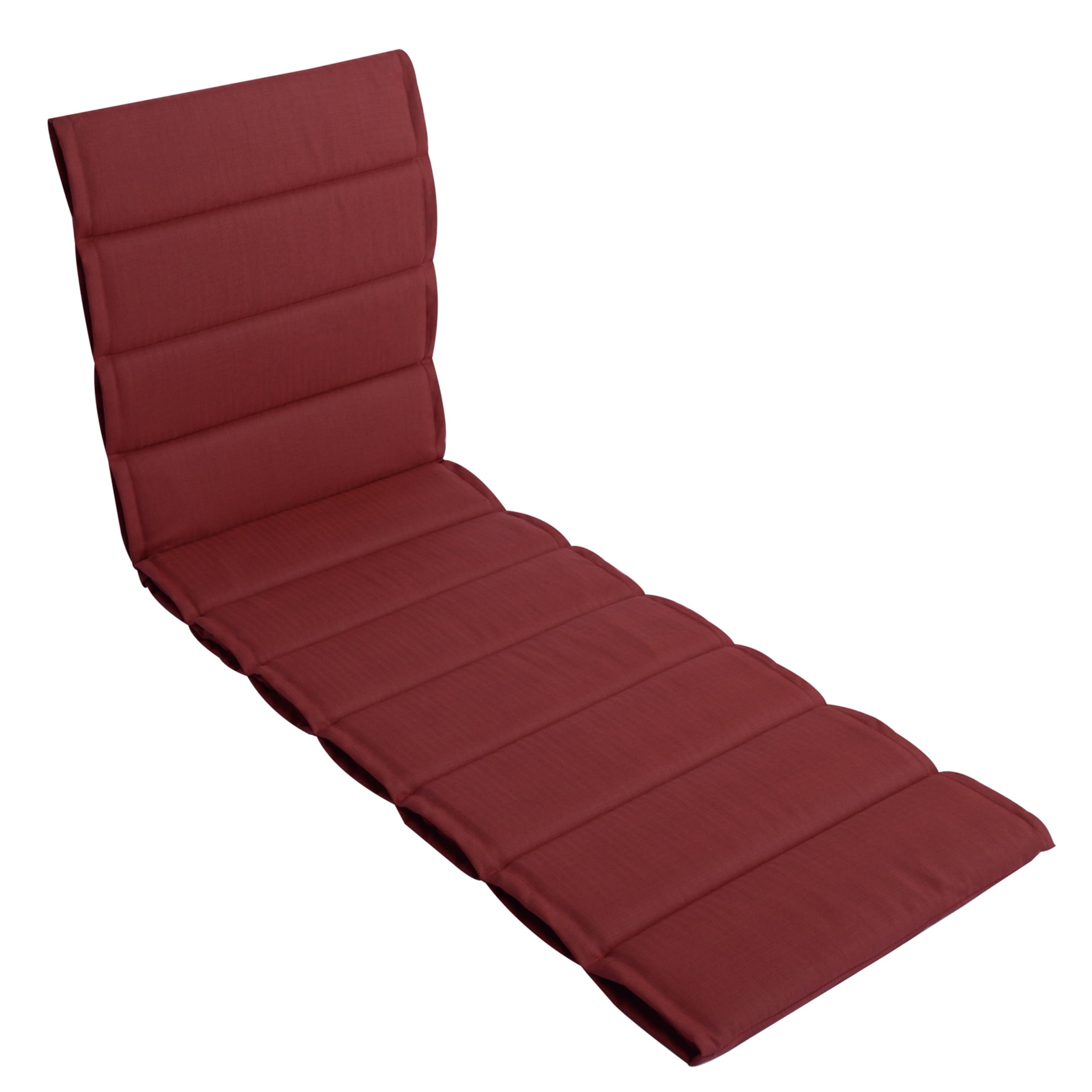 LILENO HOME Auflage für Gartengebank 200 x 60 x 4,5 cm rot