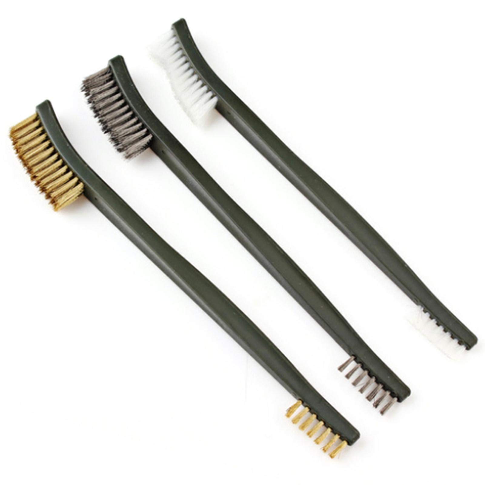 6 Mini Cepillo de Alambre Práctico Establecer Mini Cepillo de Alambre Industrial Metal Pintura Limpiar Acero Inoxidable/Nylon/Cepillo de Latón Cepillo Alambre Cepillo Metalico Cepillo