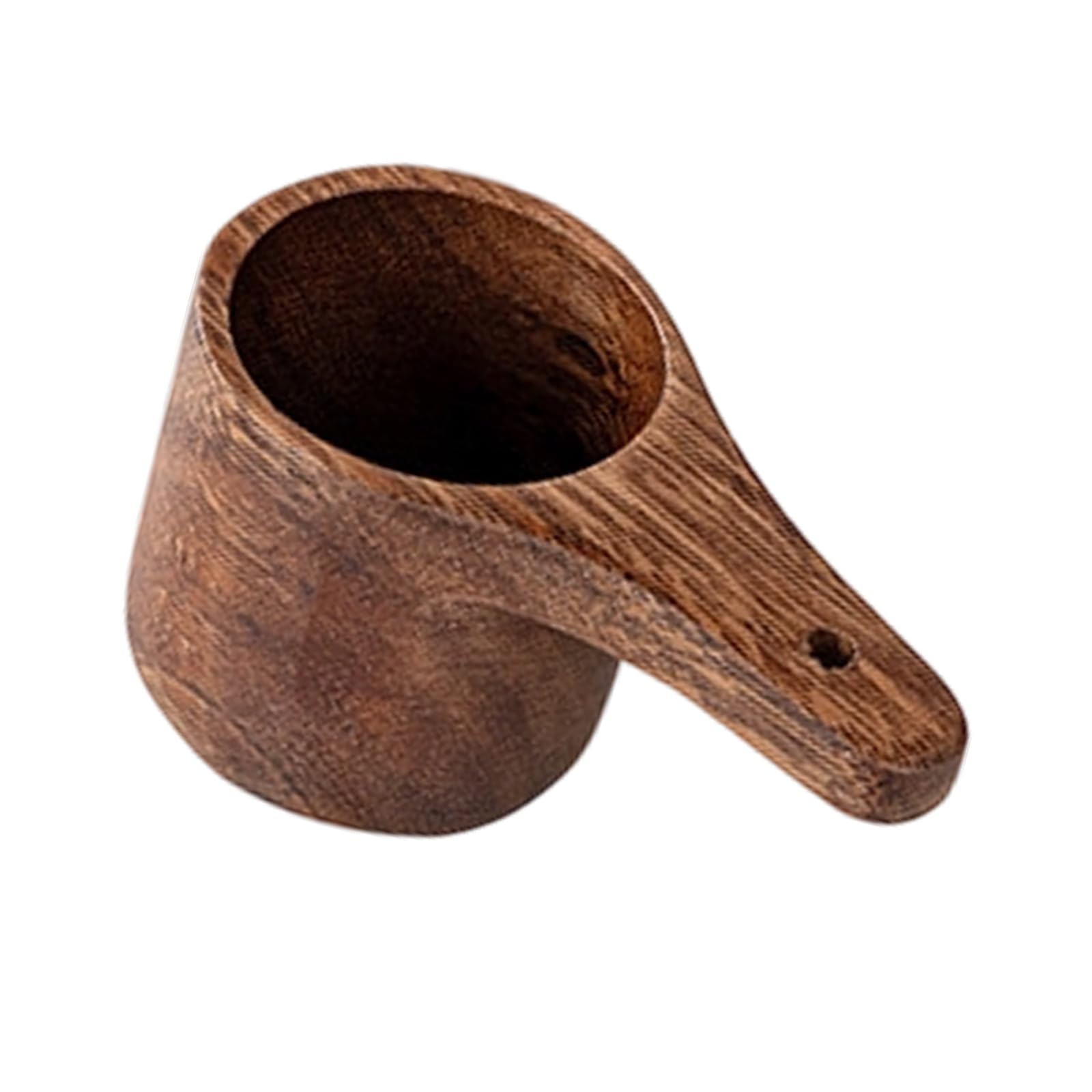 HZBB Wood Kitchen Measure Cup with Finish for Ingredient Portioning, Coffee Prep and Everyday Countertop Use Wood Measuring Cup Ingredient Kitchen Measure Coffee Prep Seasoning Hand Wash Tool