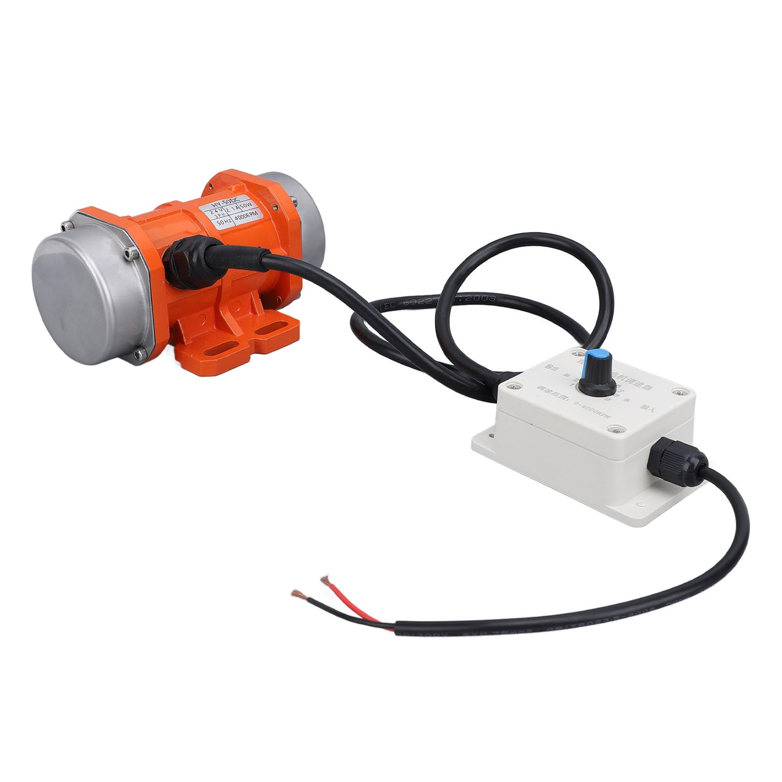 Mini Vibratore per Calcestruzzo Senza Spazzole con velocità Regolabile, Motore di Vibrazione DC24V per Apparecchiature di Verniciatura a Polvere, Dimensioni Compatte e Potenza Elevata (50 W)