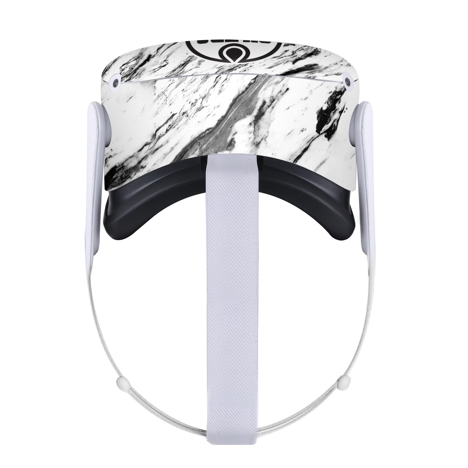 Head Case Designs Officially Licensed NHL Marble Edmonton Oilers Vinyl Sticker Skin Decal Cover Compatible with Meta Quest 2