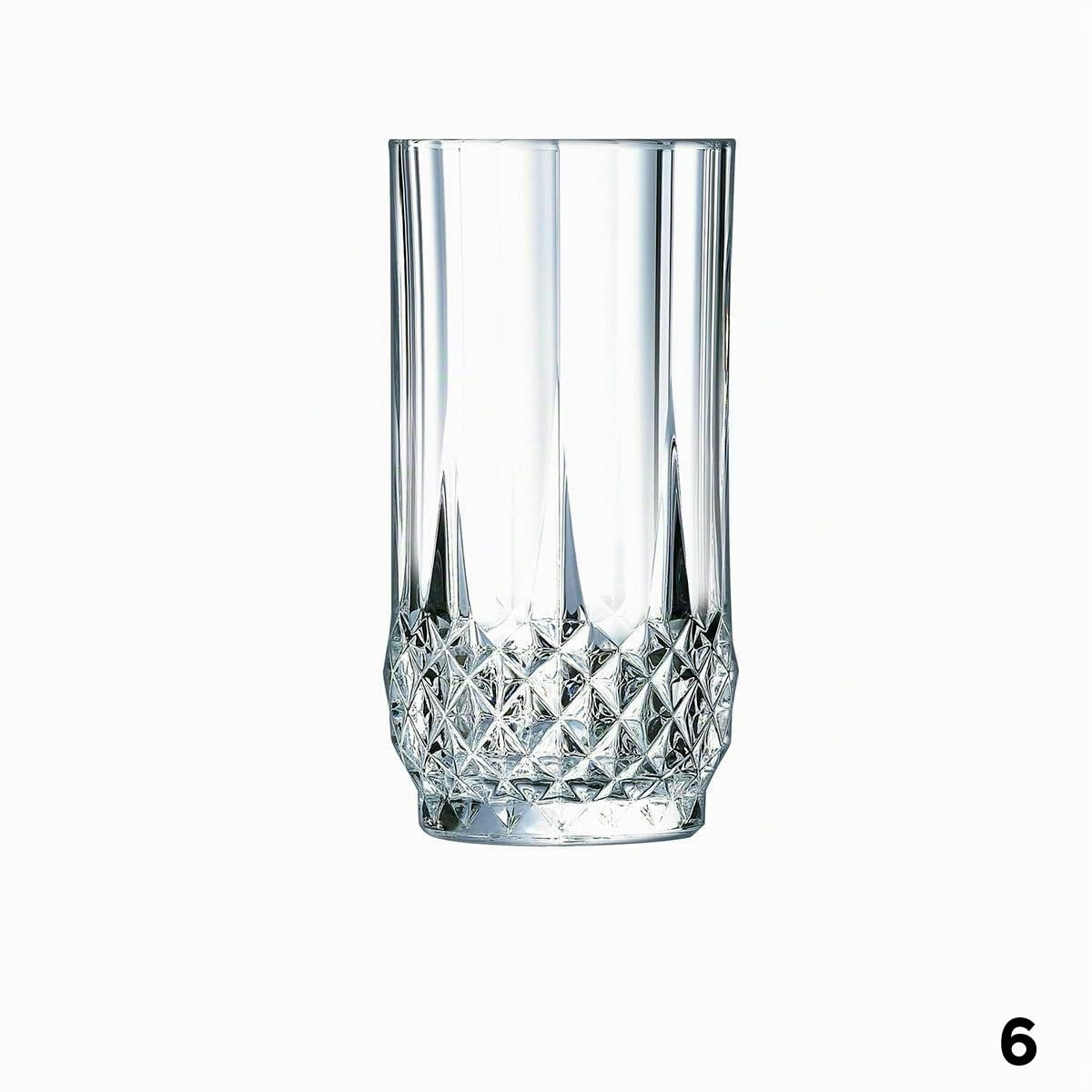 Creatable 14443 Serie Longchamp ECLAT, Set de 6 Verres de 28 cl, Transparent