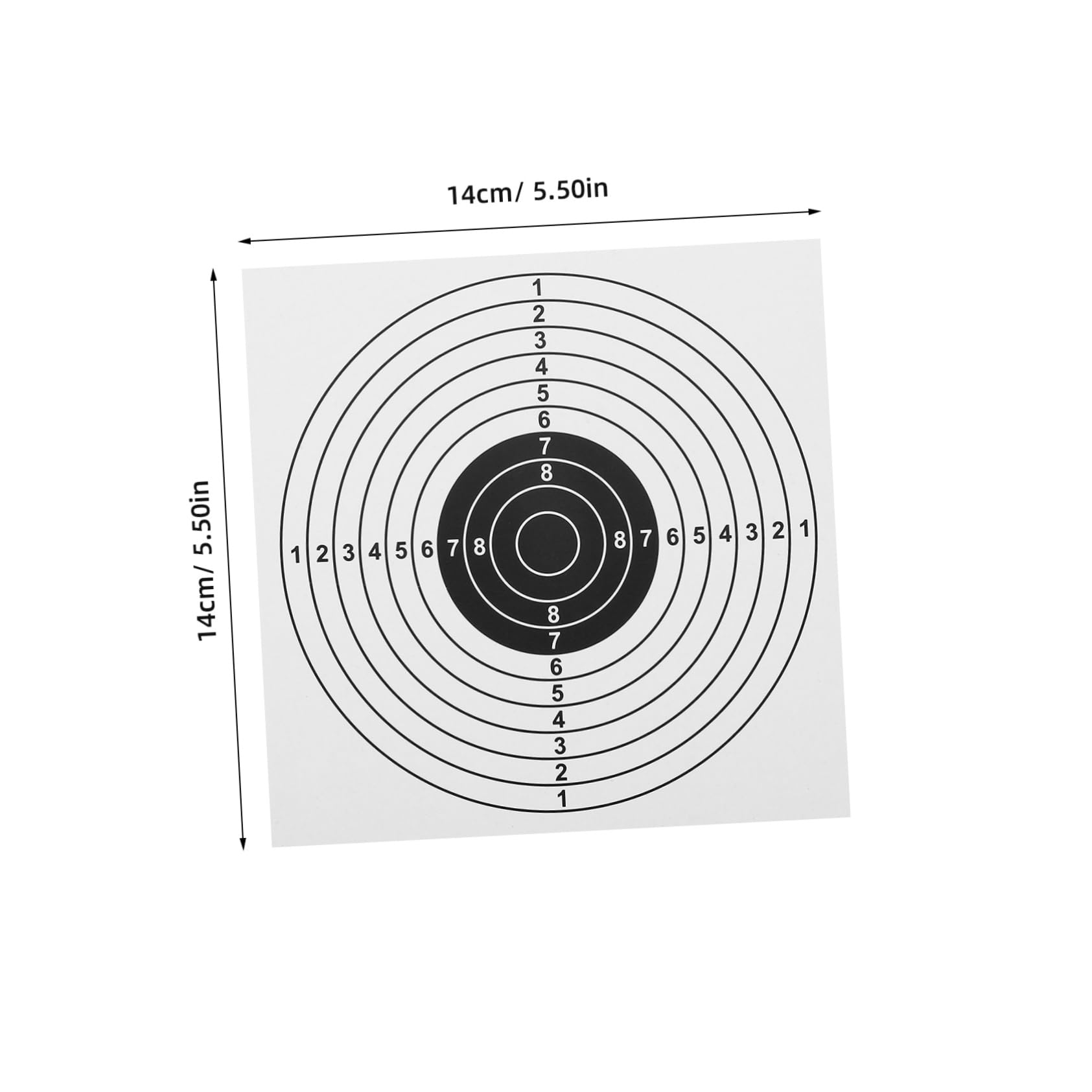 VINTORKY 100Pcs Convenient Precision Archery Targets Lightweight Target Paper for Backyard Shooting Practice Durable Design with Visibility for Hit Positions