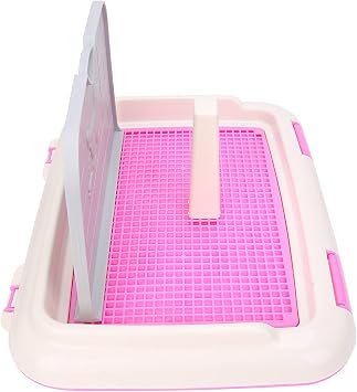 Dog Toilet, Pet Training Pad Holder Indoor Puppy Training Toilet Cat Potty Fence Dog Scheduled Urination Potty Tray Puppy Training Pads