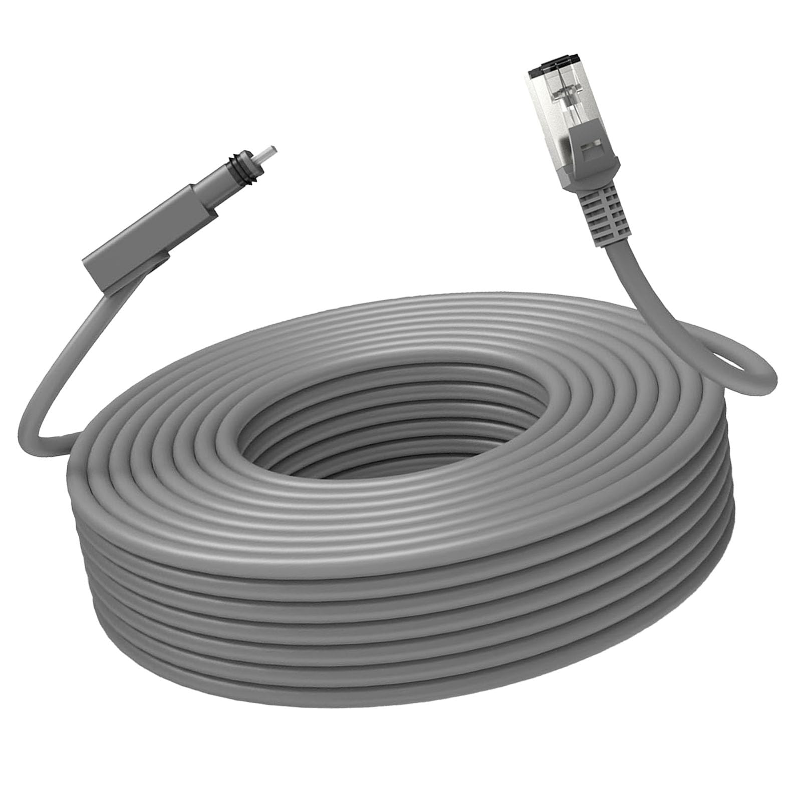 FTVOGUE Cavo Sostitutivo Satellitare Rettangolare, Prolunga a Attivazione Standard per Antenna Parabolica Internet Gen 2 V2, Installazione Semplice Connettività Stabile Trasmissione a 1200 Mbps (30