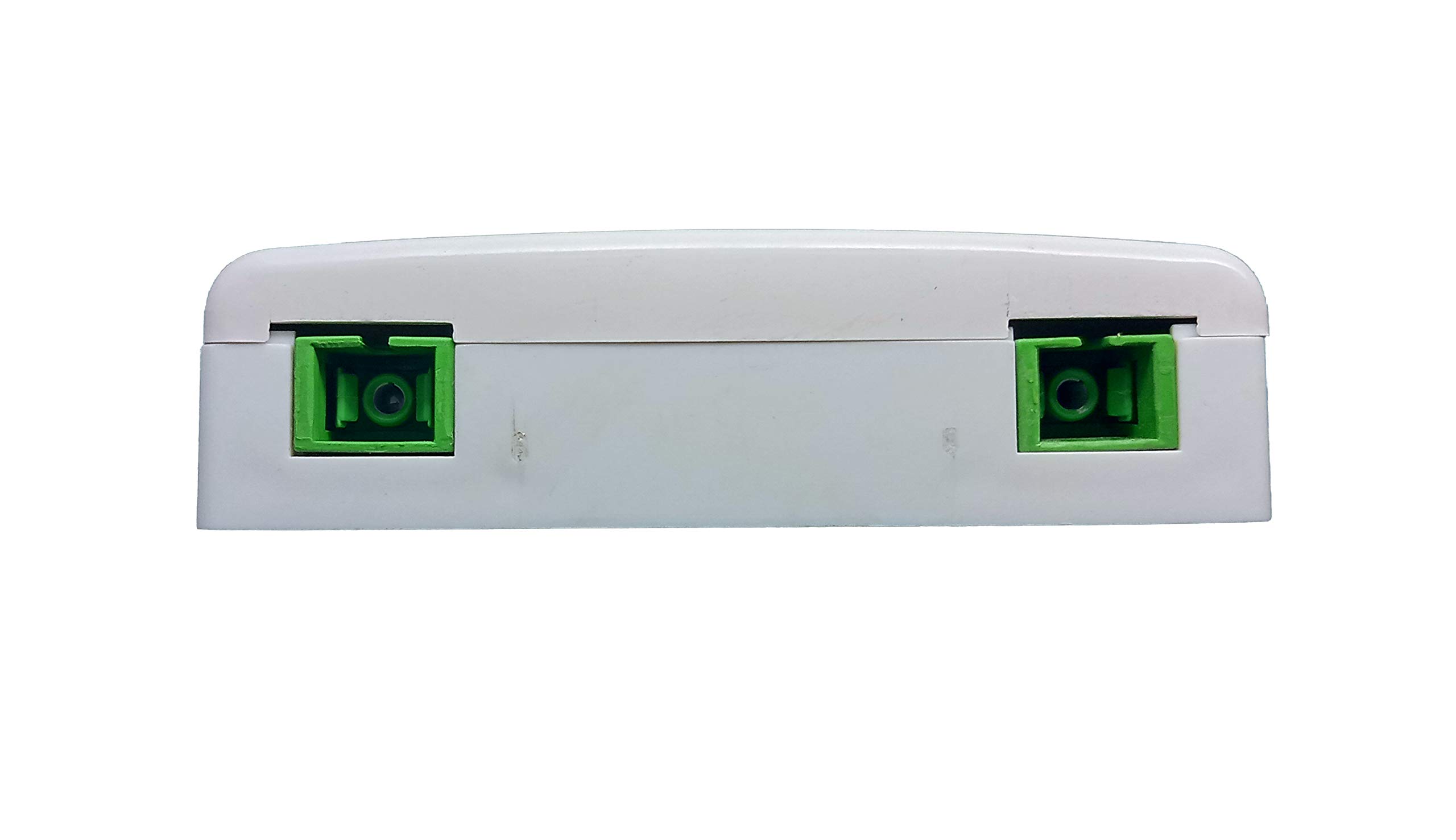 ftth termination box (mini) wall fixing with sc-apc adapter and patch cord sm-smpx- Black — Amazon image 2