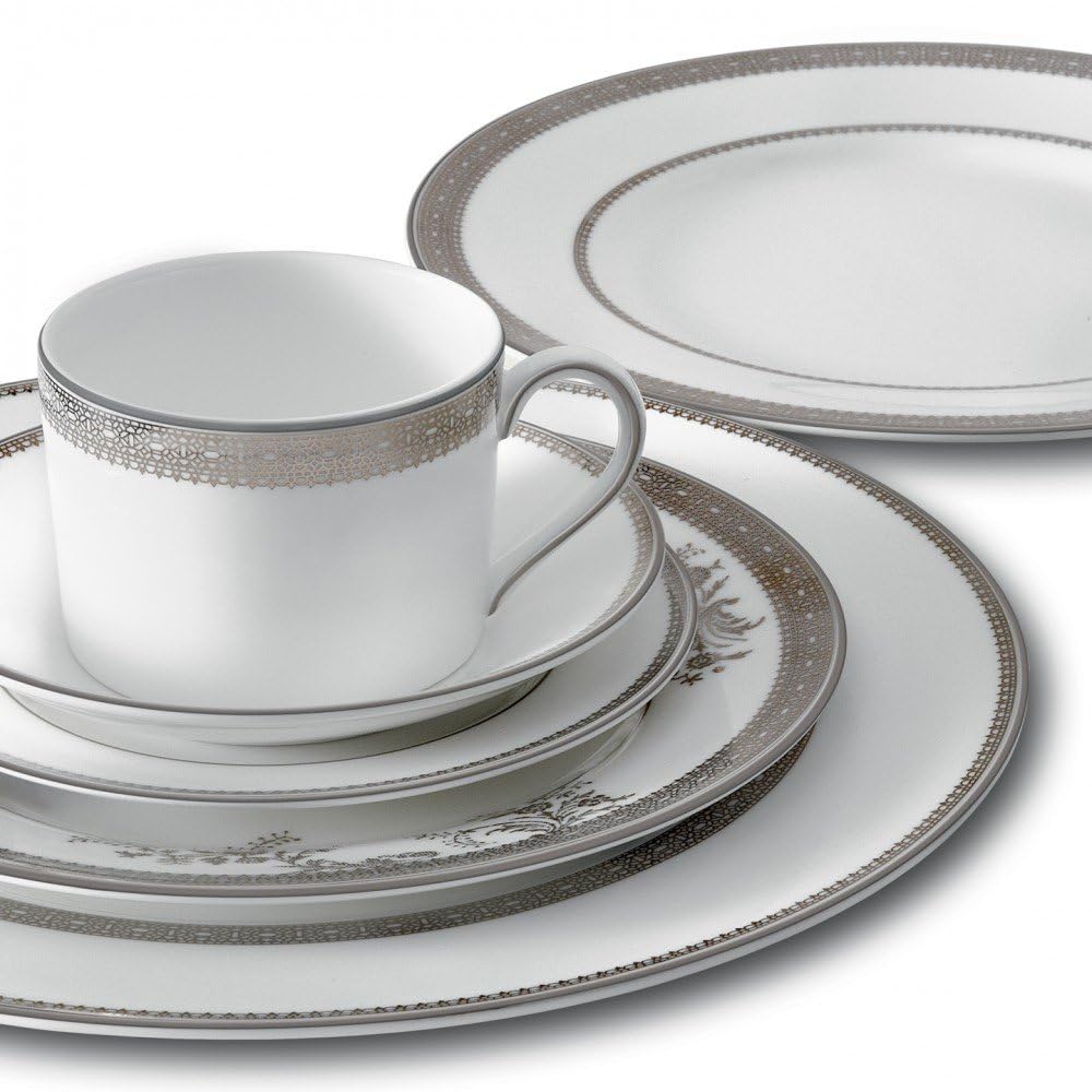 Amazon.com: Vera Wang for Wedgwood Vera Lace Platinum Covered