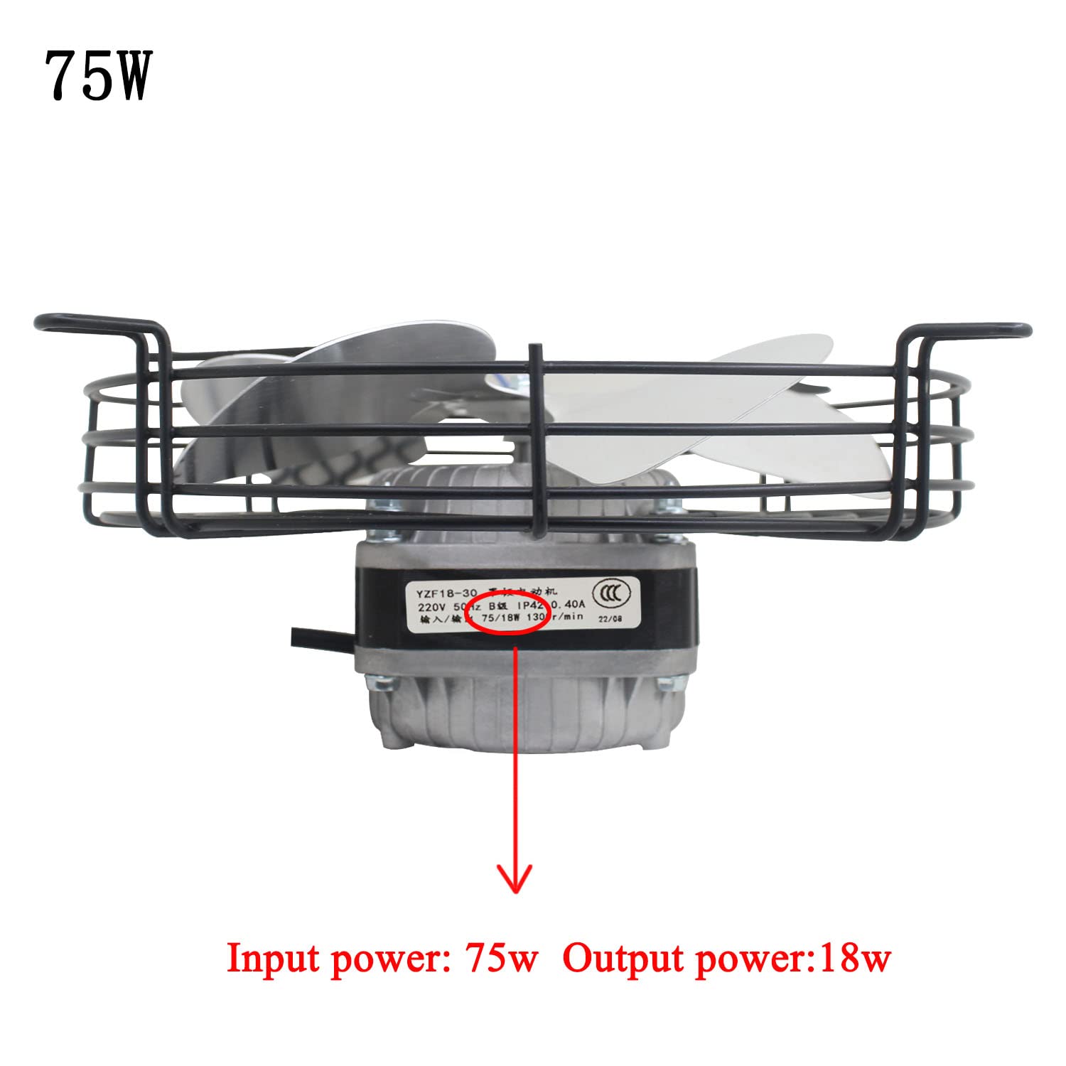 Ventilatore condensatore frigorifero 230v con griglia protezione motore ventola assiale refrigerante evaporatore congelatore
