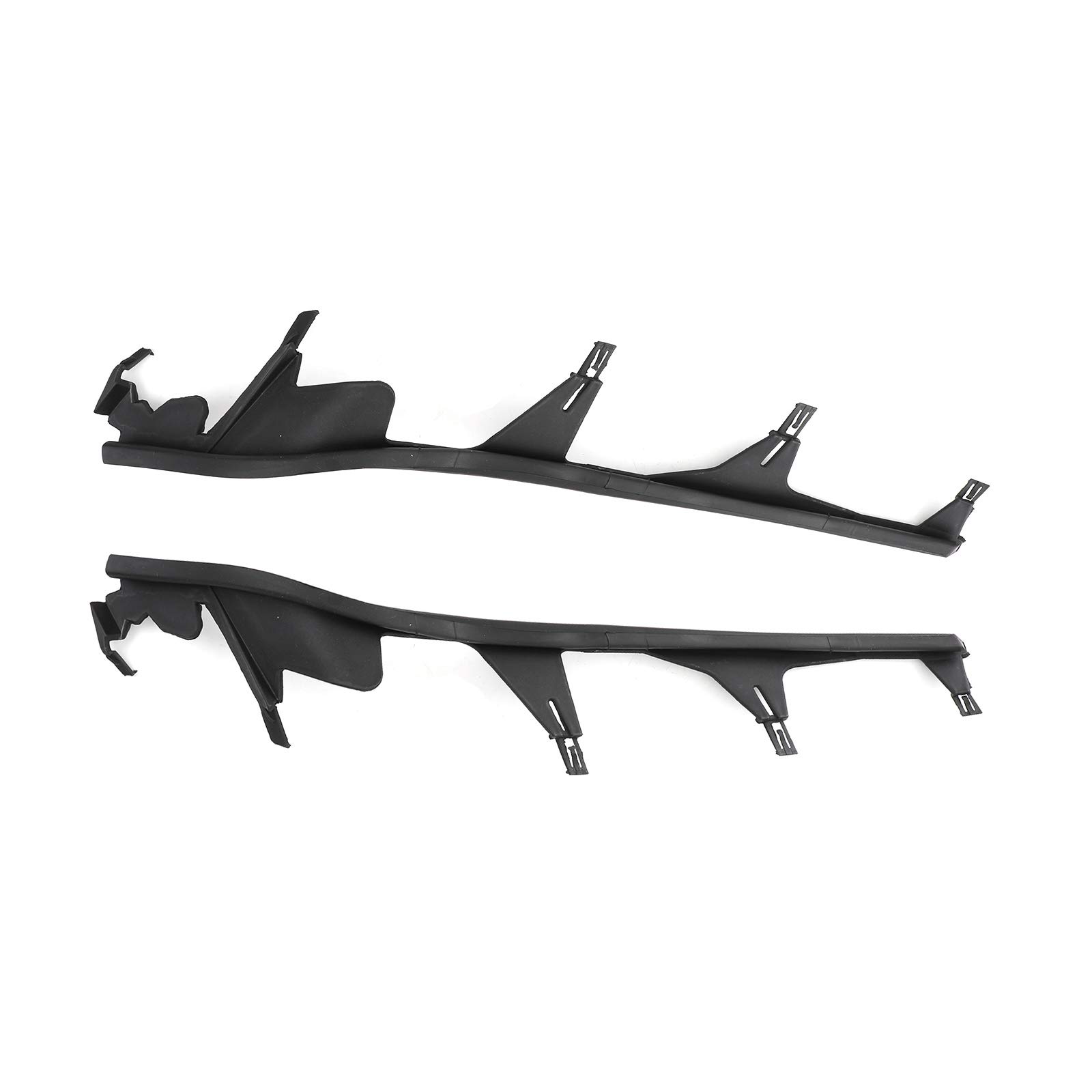 Topteng 63128384487 63128384486 Upper Headlight Cover Strip Left/Right For BMW 3 E46 98-01