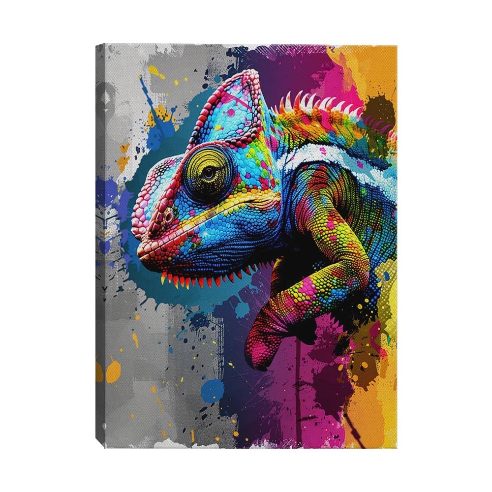 Amazon.com: ParagonDecor Chameleon as a Stealth Agent Graffiti Art
