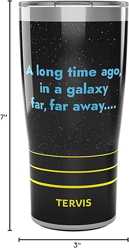 Miniatura 9 de Tervis Traveler - Vaso aislado de triple pared con logotipo clásico de Star Wars mantiene las bebidas frías y calientes, 20 onzas, acero inoxidable