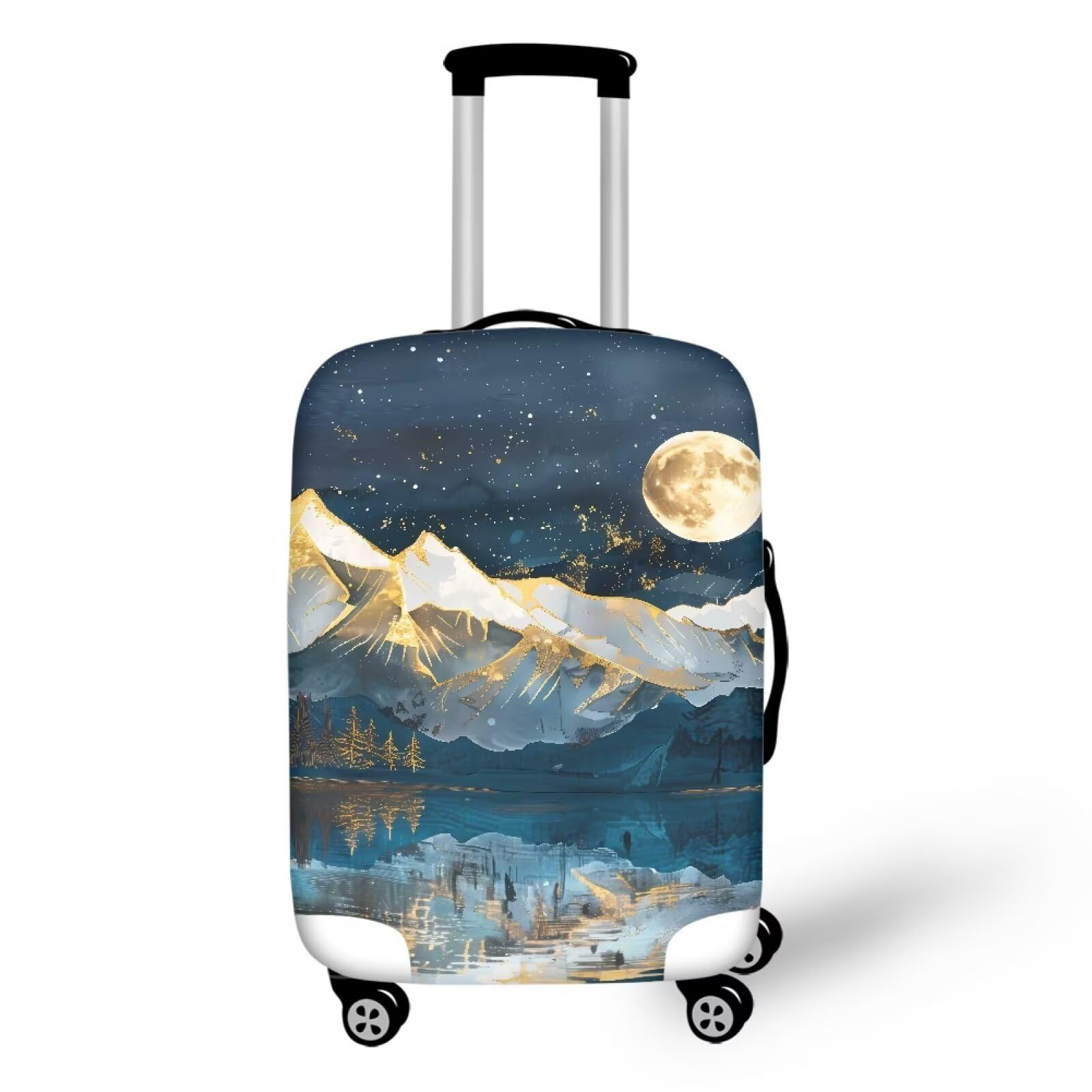 Eritanaer Nature Landscape Luggage Cover Protector Suitcase Protector Covers Anti-Scratch Suitcase Cover for Travel Baggage Covers Fits 18"-22"