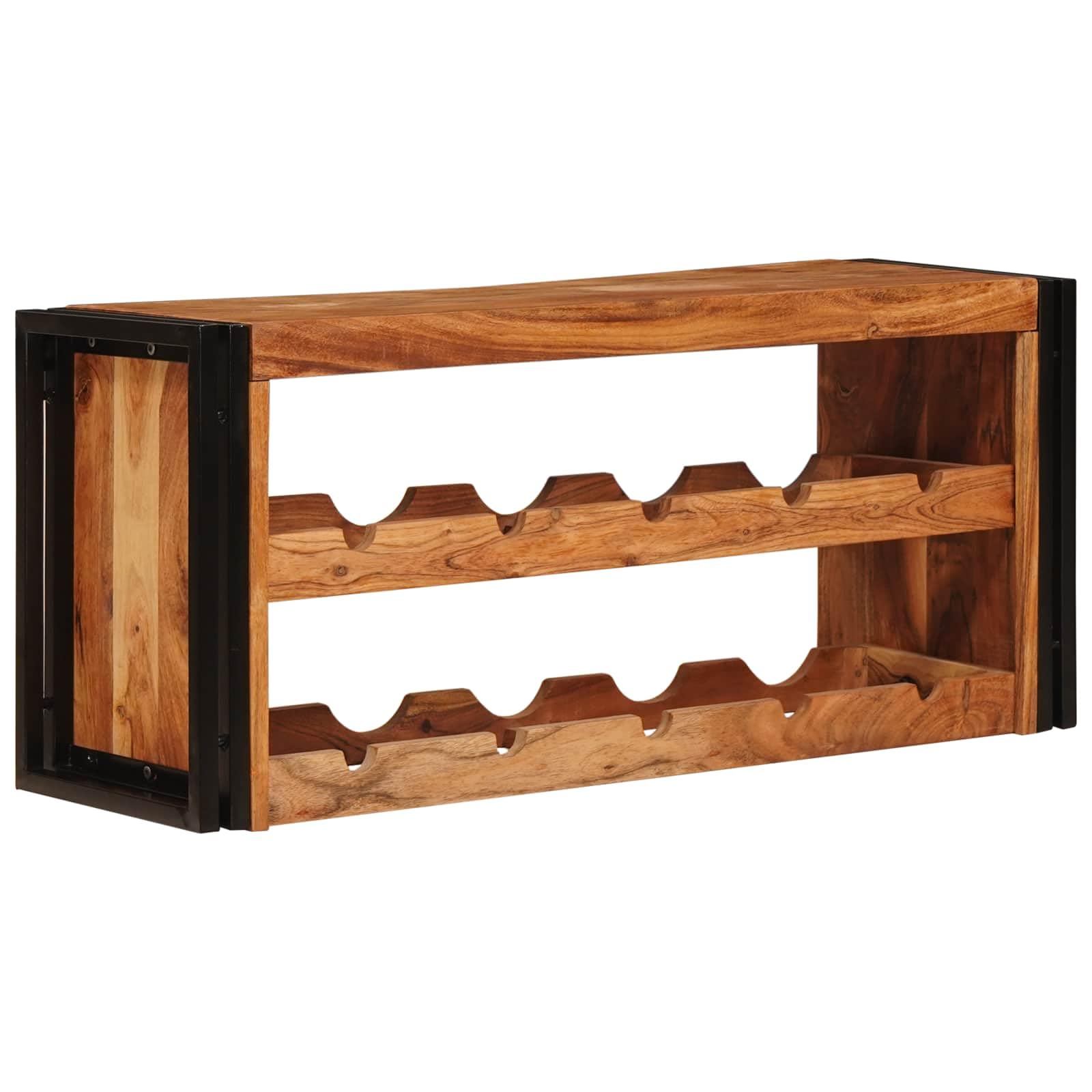 Rangement pour cave et cuisine en bois chaleureux pour vos soirées de partage