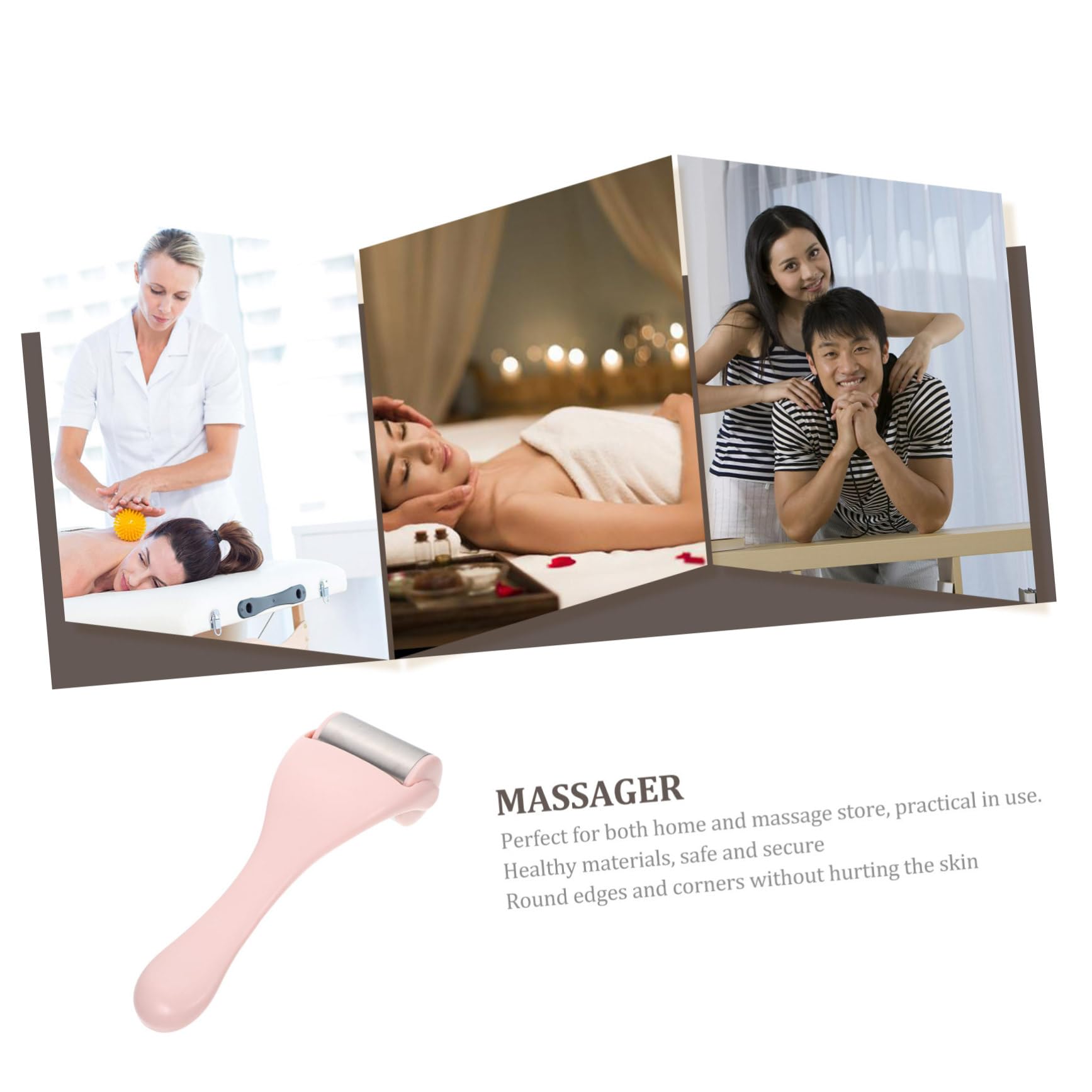 Baluue 3stücke Professioneller Gesichts-eisroller Augenpflege Tragbarer Multi- -massage-roller Für Gesicht Und Körper Für Hautstraffung Und Schwellungsreduzierung