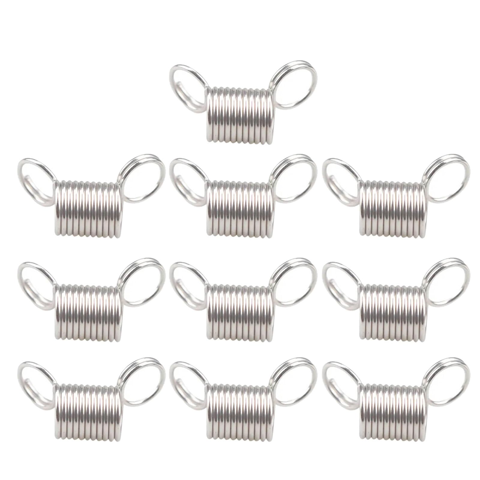 WEISUYUUS 10 Pieces Stainless Steel Bead Stoppers Creative Bead Wire Ends Jewelry Beading Stringing Wire Tools for Jewelry Making