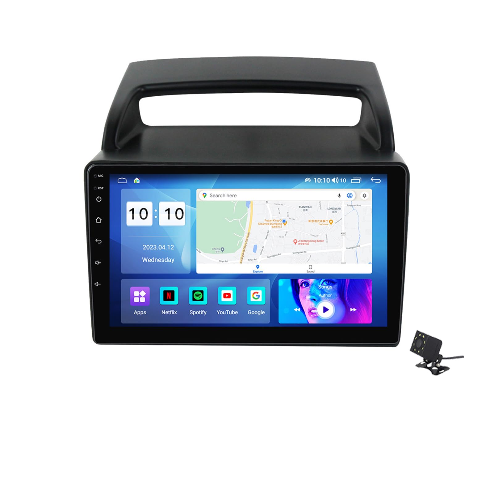 Autoradio per KIA Carnival VQ 2006-2014 con Wireless Carplay Android Auto 9 Pollici Android 14 Auto Radio con RDS/GPS/WiFi/Bluetooth/Radio FM/Telecamera di Retromarcia