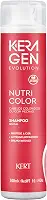 Keraton, Shampoo para cabelos, Coloridos e com mechas, Nutri Color, Evolution, Keragen, 300ml, Vermelho