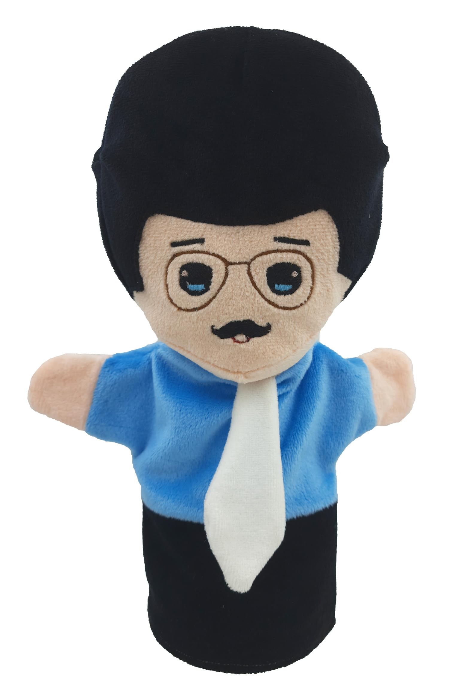 - Father (Peach) Family Hand Puppets for Kids - Educational Storytelling Interactive Plush Hand Puppet Set for Learning (10 inch) New Edition (Dad)