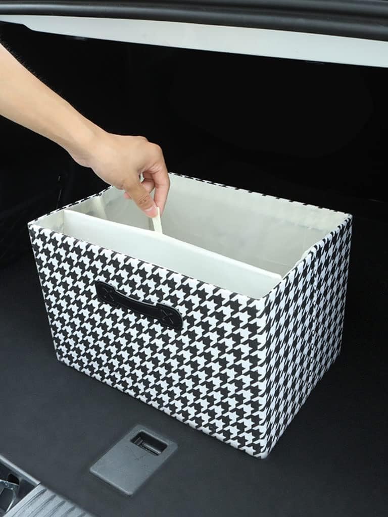 Organizador de Maletero de Coche multifunción, Caja de Almacenamiento de Maletero de Coche Resistente al Desgaste Plegable de Gran Capacidad