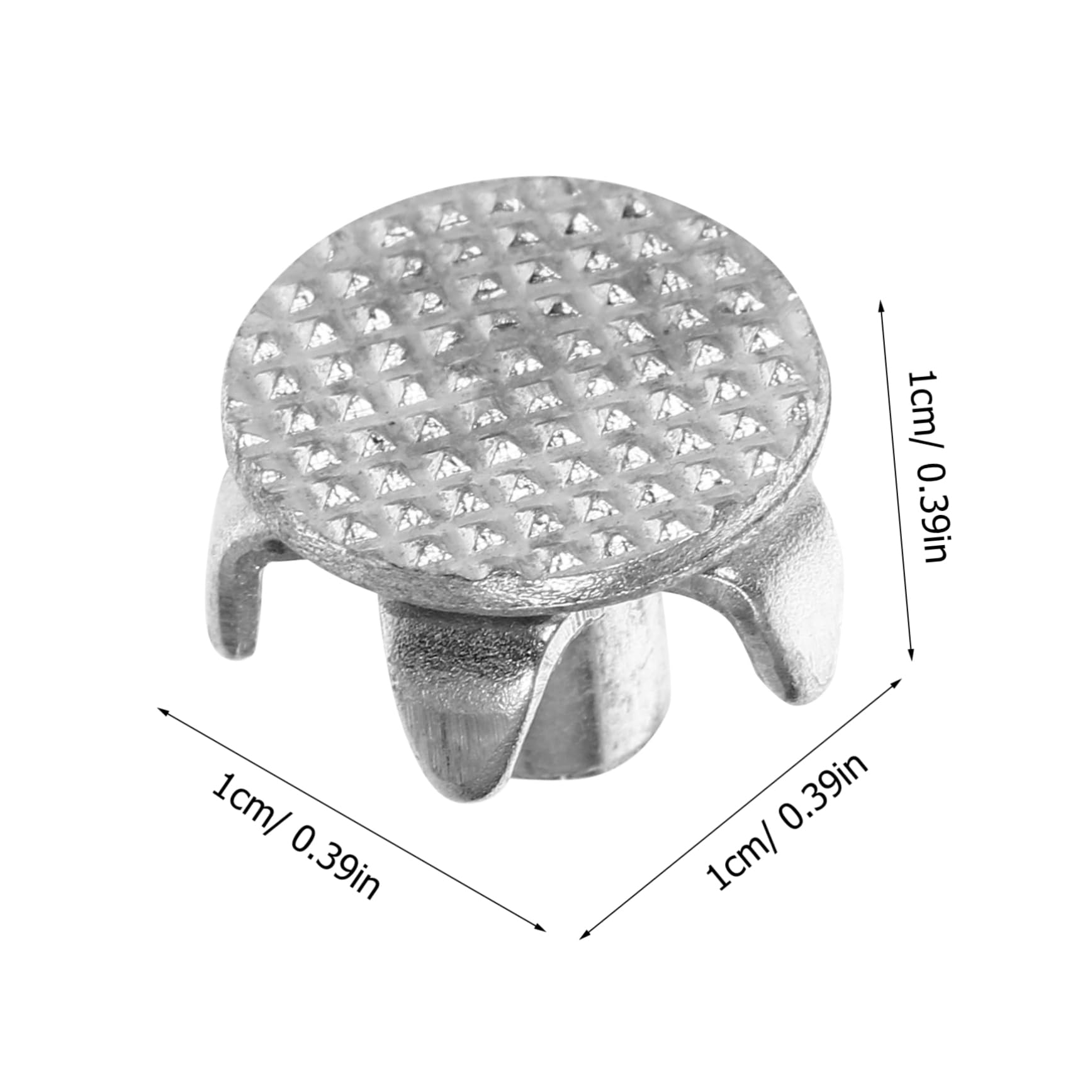 Pinchos Antideslizantes para Zapatos 5 Dientes De Acero, Tacos Metálicos Resistentes, 15 Piezas, Unisex, Ideales para Senderismo y Nieve, Puntas para Crampones, Accesorio Antideslizante