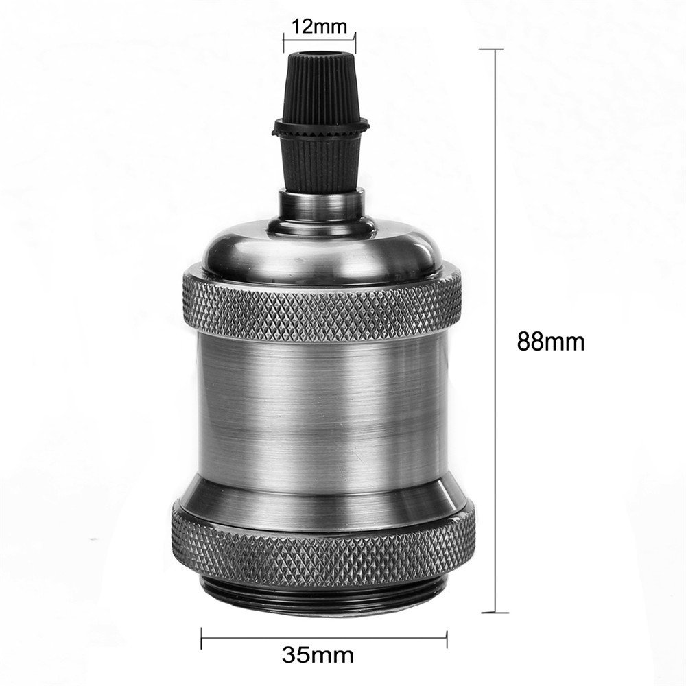 Lot de 6 douilles Edison E27 en cuivre pour lampe à suspension avec culot à vis 110 V-250 V