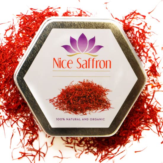 Nice Saffron Premium Saffron Threads for Cooking Deep Red (5 Grams) Perfect for Tea, Rice