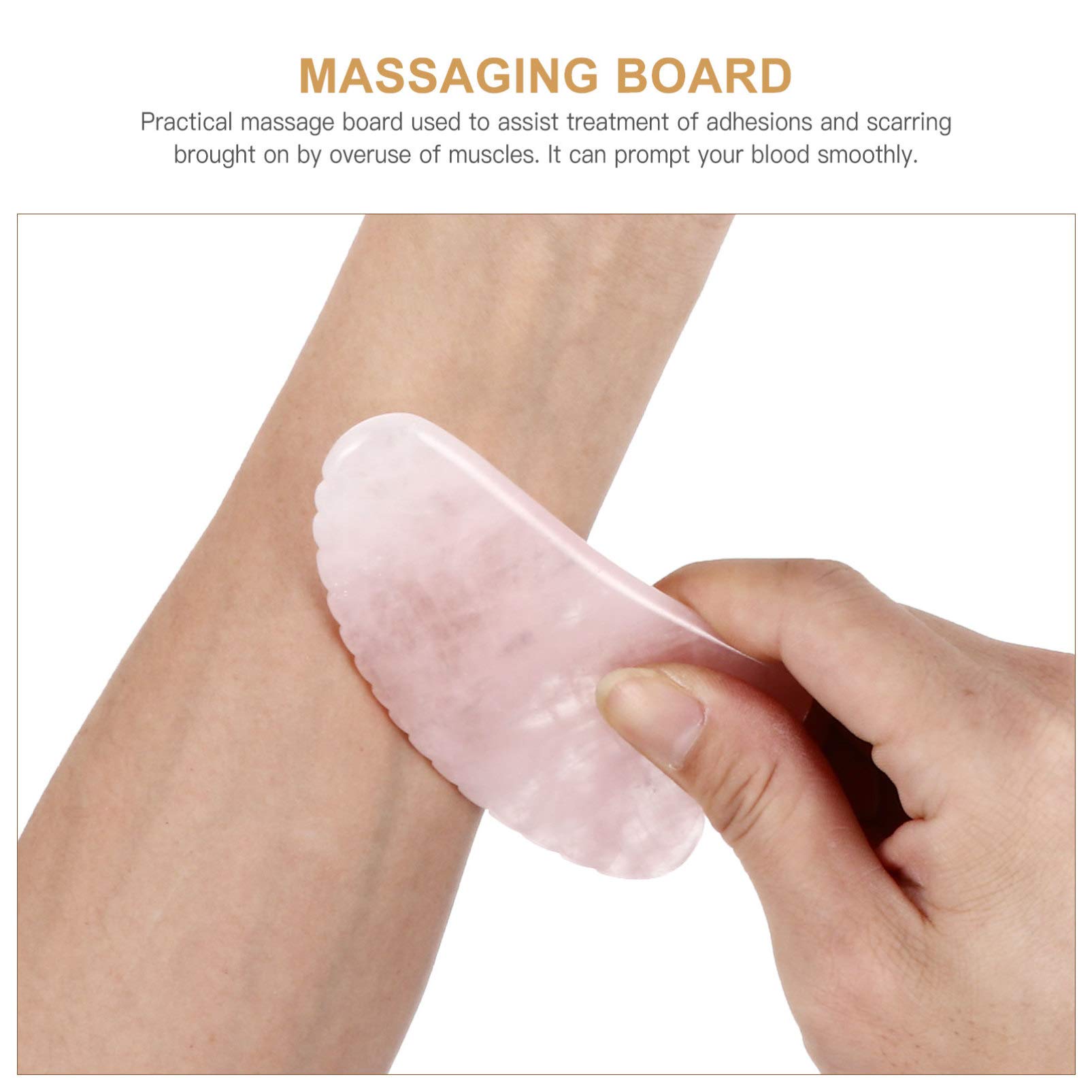 Gatuida 3pezzi Raschietto Guasha Naturale Per Massaggio Strumento Di Scraping Pratico Per Sollievo Muscolare e Dolori Utilizzabile Su Collo Viso Schiena Spalle Gambe e Piedi