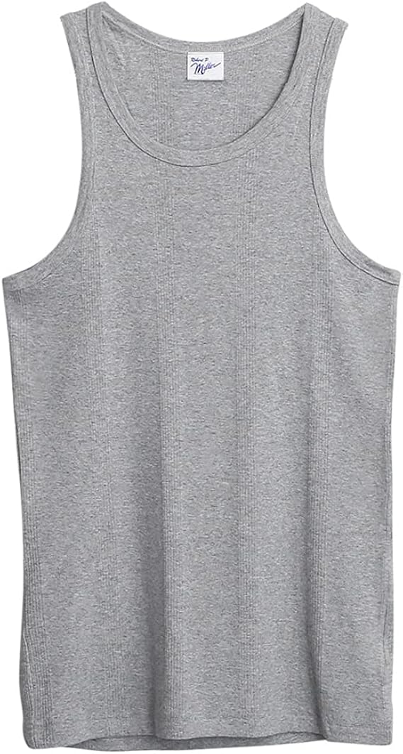 Amazon Miller ミラー 110c パネルリブ タンクトップ タンクトップ 通販