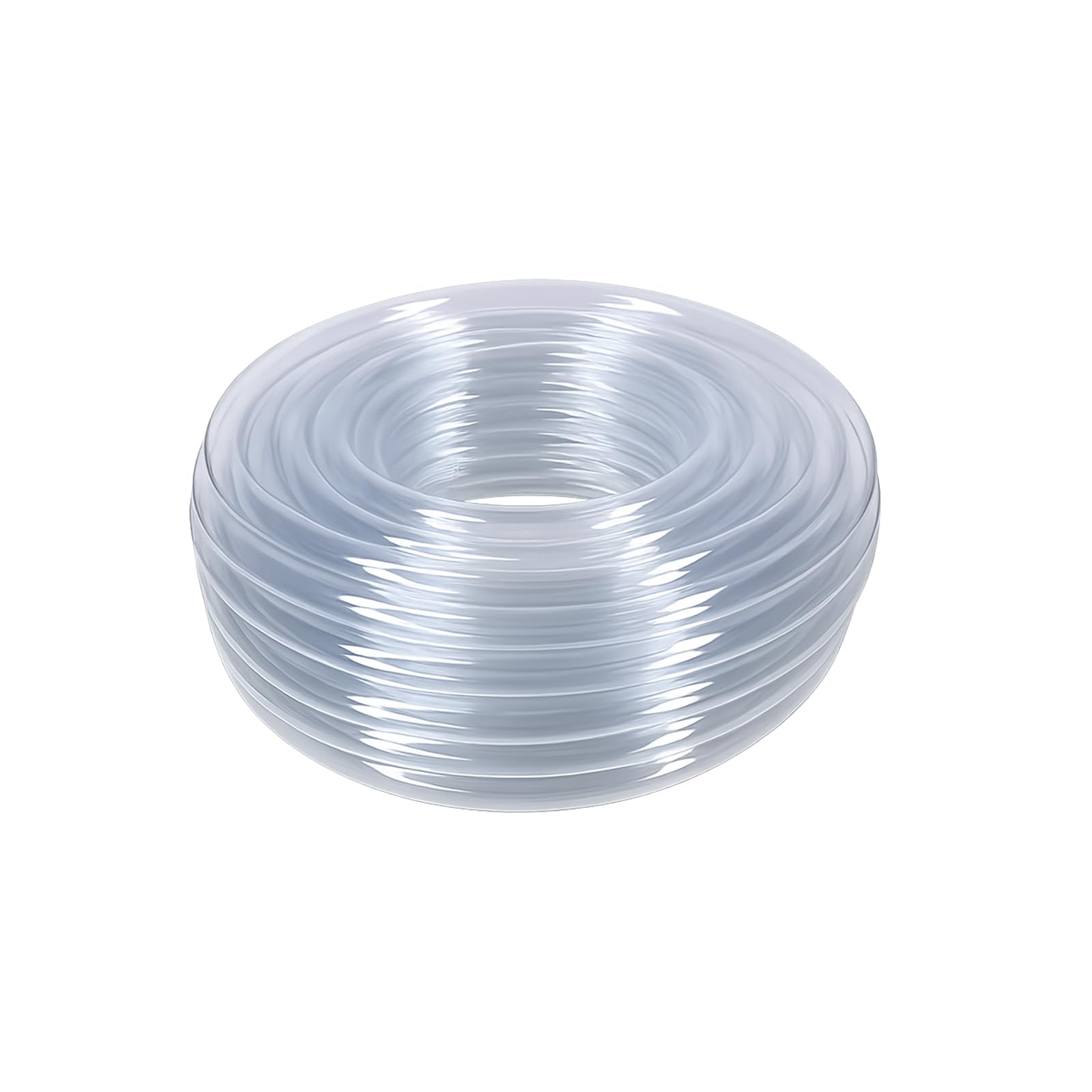 12 M Tuyau en Silicone Flexible, 8mm ID x 10mm OD Tuyau Transparent Silicone Alimentaire, Tube Pompe a Eau pour Transfert de Pompe