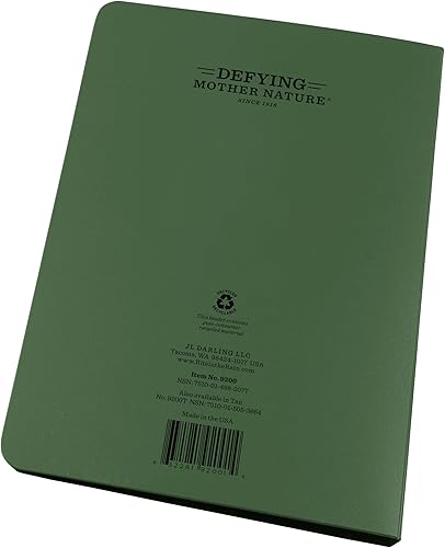 Miniatura 2 de Rite In The Rain Carpeta de anillos resistente a la intemperie de 12 pulgada, 5.625 x 7.875 pulgadas, carpeta verde (No. 9200)