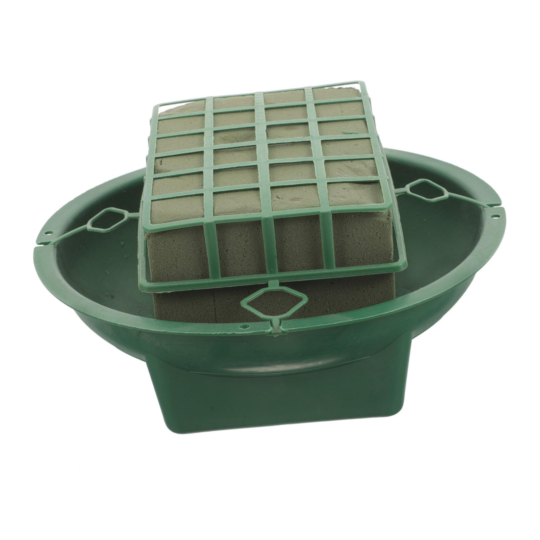 SEWACC Flower Foam Bowl Unique and Beautiful Flower Arrangement Mud for DIY Wedding Shop Decor