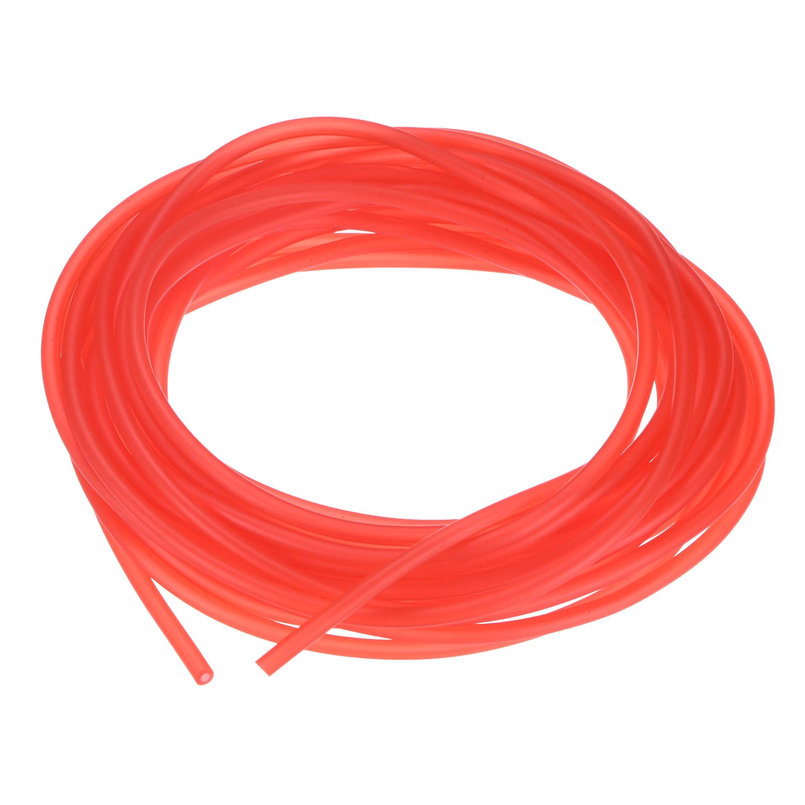 Natural Latex Rubber Tubing, 1/16" [1.6mm] ID x 1/8" [3.2mm] OD 20ft Length Latex Hose Tube for Home/Laboratory/Sporting, Highly Elastic Band Tubes [Red]