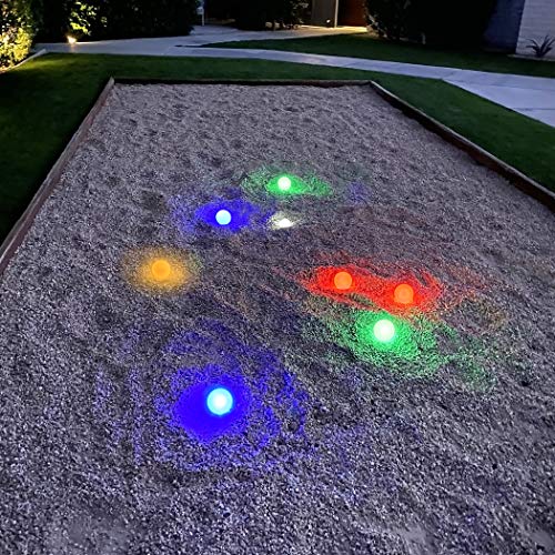 Gosports Led Bocce Ball Game Set - Includes 8 Light Up Bocce Balls, Pallino, Case And Measuring Rope - Choose 85 Mm Or 100 Mm #TOP5