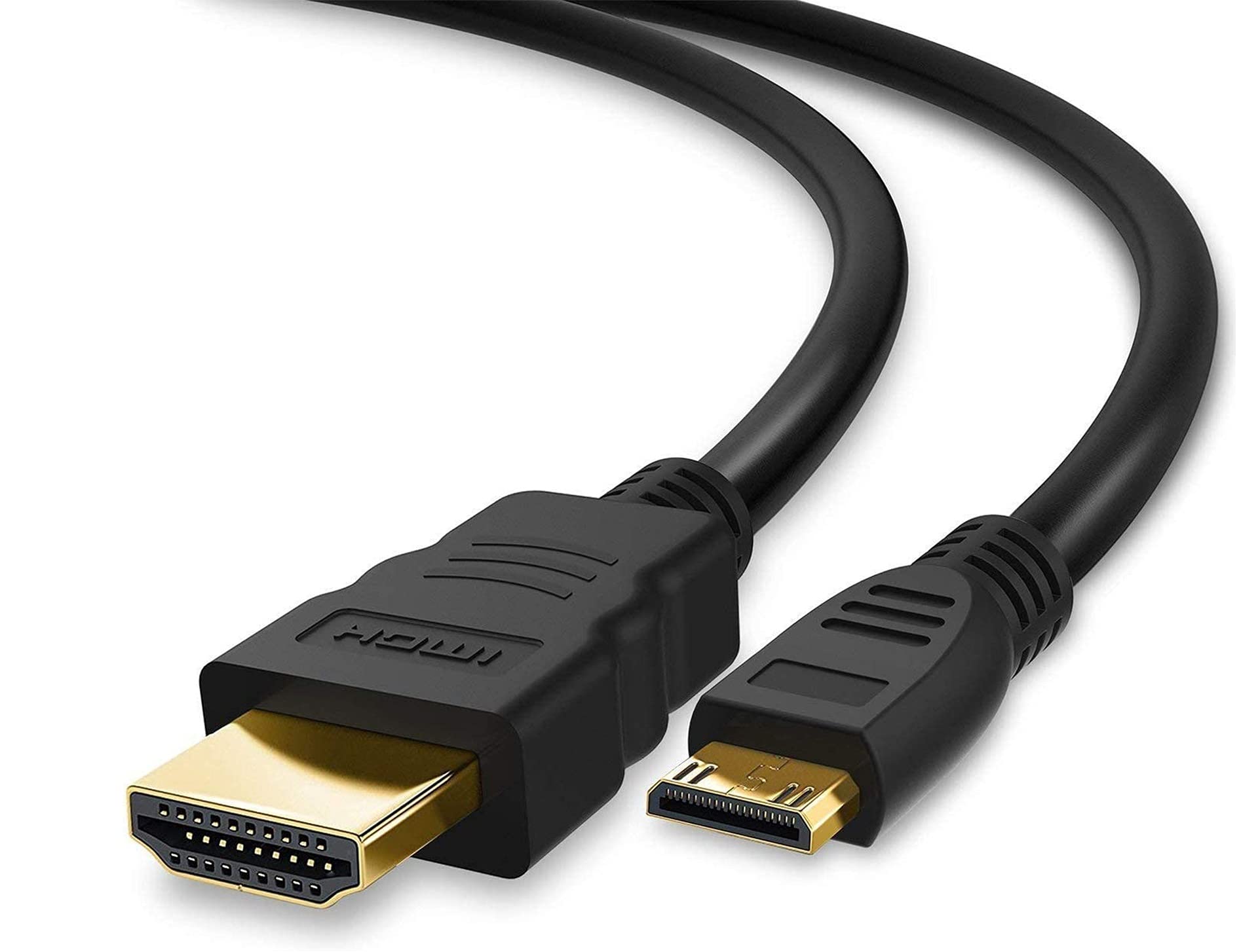 BRENDAZ HDMI Mini HDMI to HDMI Cable, Mini HDMI Connector (C) Cable Compatible with Nikon D3300 D3200 D5300 D5600 D7000 D7100 D7200 D3 D300s D3x DSLR Camera.(15-Feet)