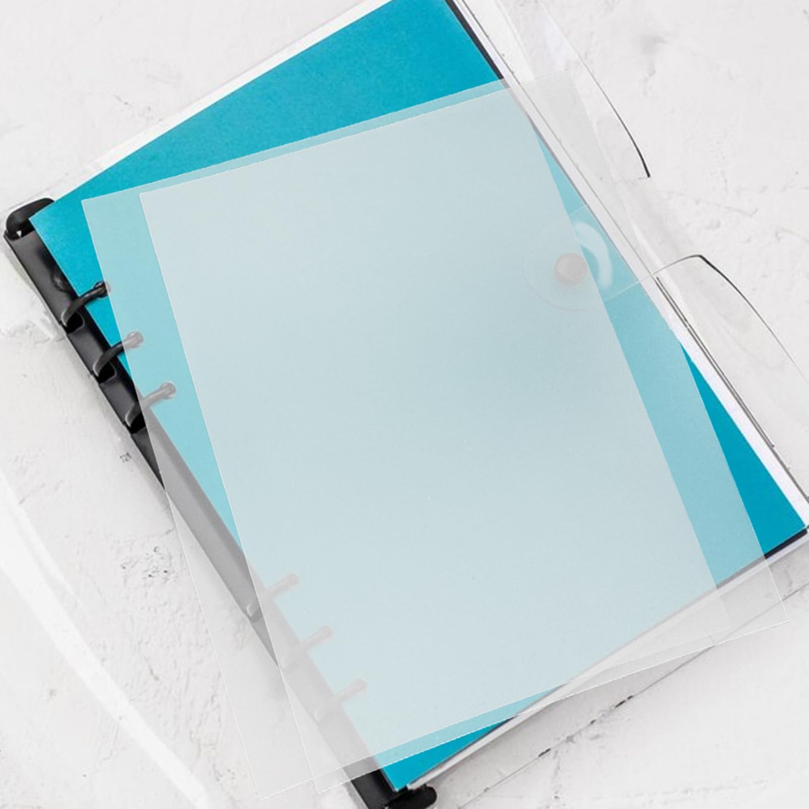 Operitacx 100 Pezzi Copertina per Libri Protezione Flessibile per Quaderni Documenti e Partiture Facile Adatta per Scolastico e Professionale