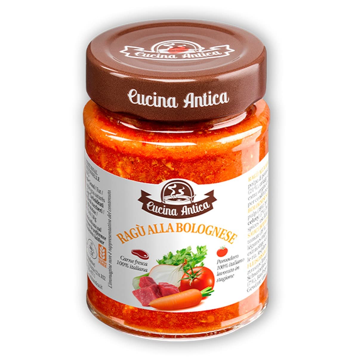 Cucina Antica - Salsa Boloñesa - 3 Botes de 190 g