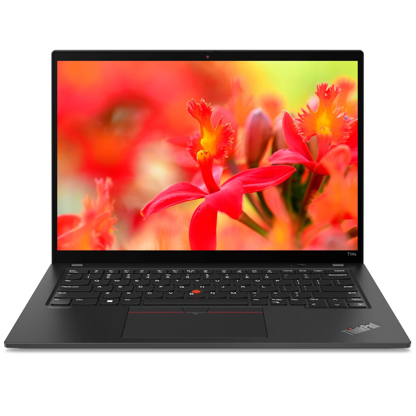 Lenovo T14s Gen2 Thinkpad Laptop, Display da 14" FHD (1920 x 1080) Computer Business, Processore 11th Gen Core i5-1145G7, RAM 16GB, Storage 512GB SSD, Tastiera QWERTY, Windows 11 Pro (Ricondizionato)