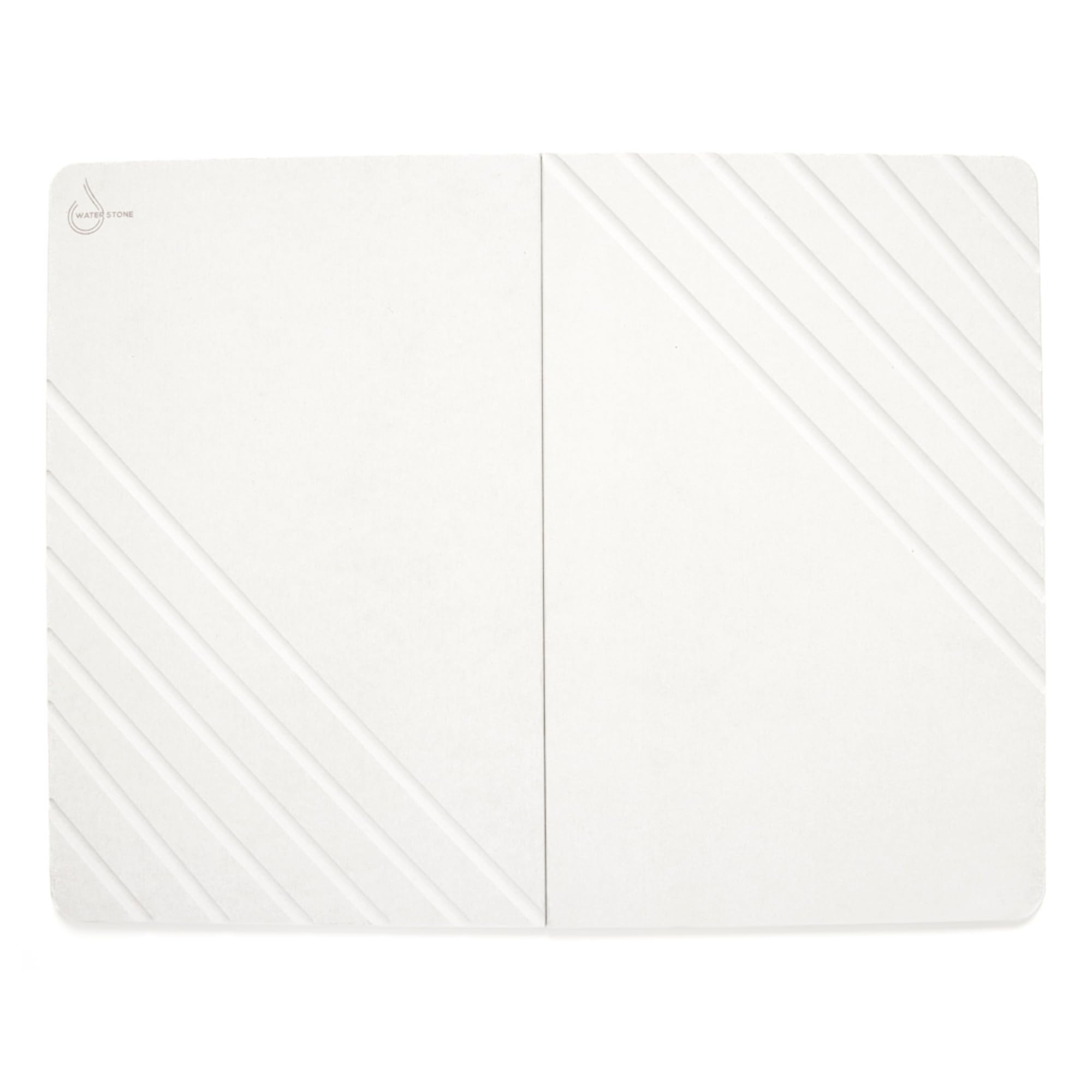 Water Stone Quick-Drying Bath Mat, Large Off-White (30.7”x23.6”), Eco-Friendly, Non-Slip, Super Absorbent Bathroom Rug, Fast Drying Floor Mat for