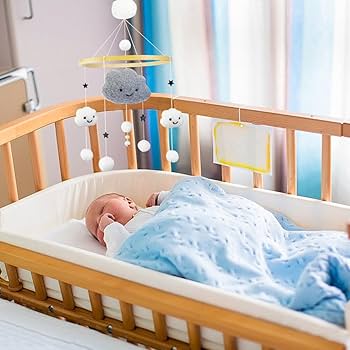 Baby Bed Hanging Rattles DIY Toys Hanger Hanging Baby Crib Mobile Bed Bell Toy Holder 360