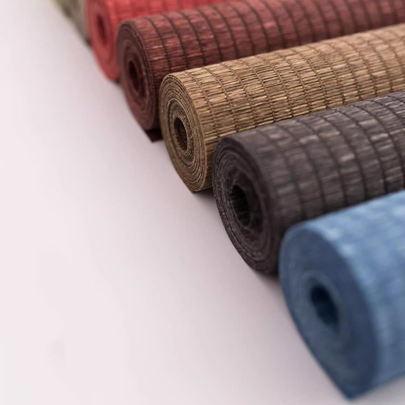 GTPBAO Tischläufer Blaue Aufrollbare Kaffeematte, 2-teiliger Tischläufer Im Japanischen Stil für Den Valentinstag, Weihnachtsempfang, Topfunterlage In Der Küche Zu Hause (Size : 20x150cm+40x150cm)