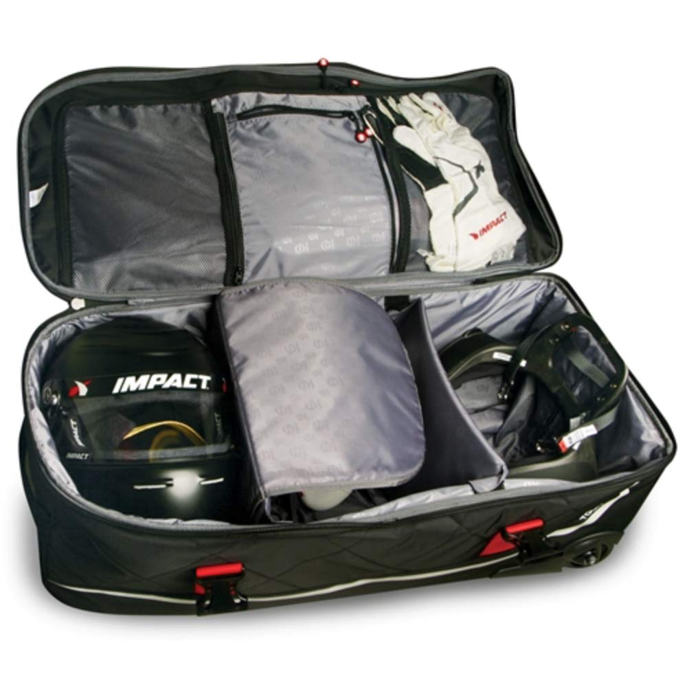 Impact Racing 62100011Acc Roller Gear Bag, Crossroads White
