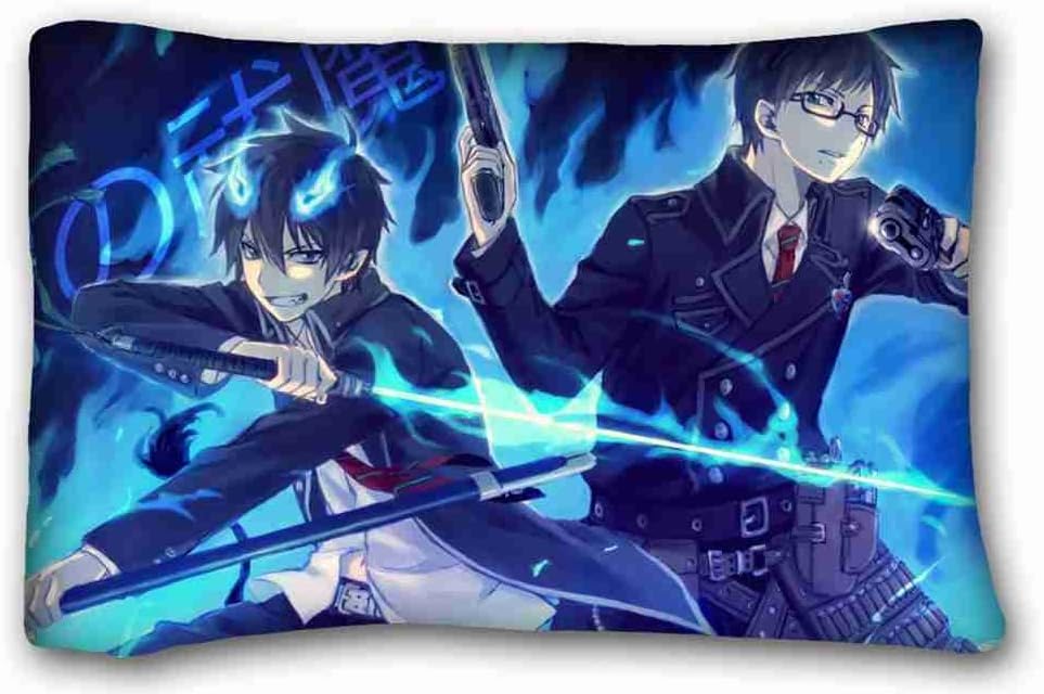 Custom Characteristic ( Anime Ao No Exorcist ) DIY Pillow Cover Size 20"X30" suitable for Full-bed